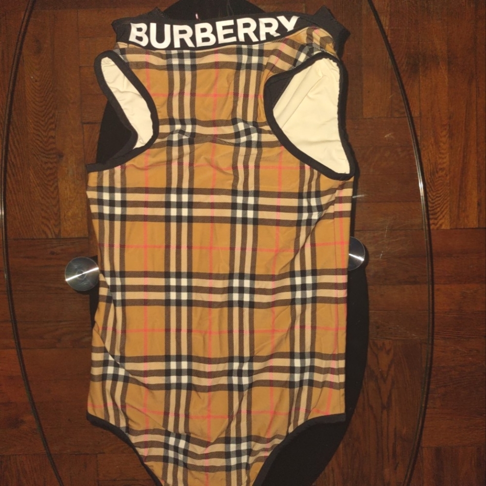 AUTHENTIC NWT BURBERRY GIRL RACER BACK ONE PIECE SWIMSUIT